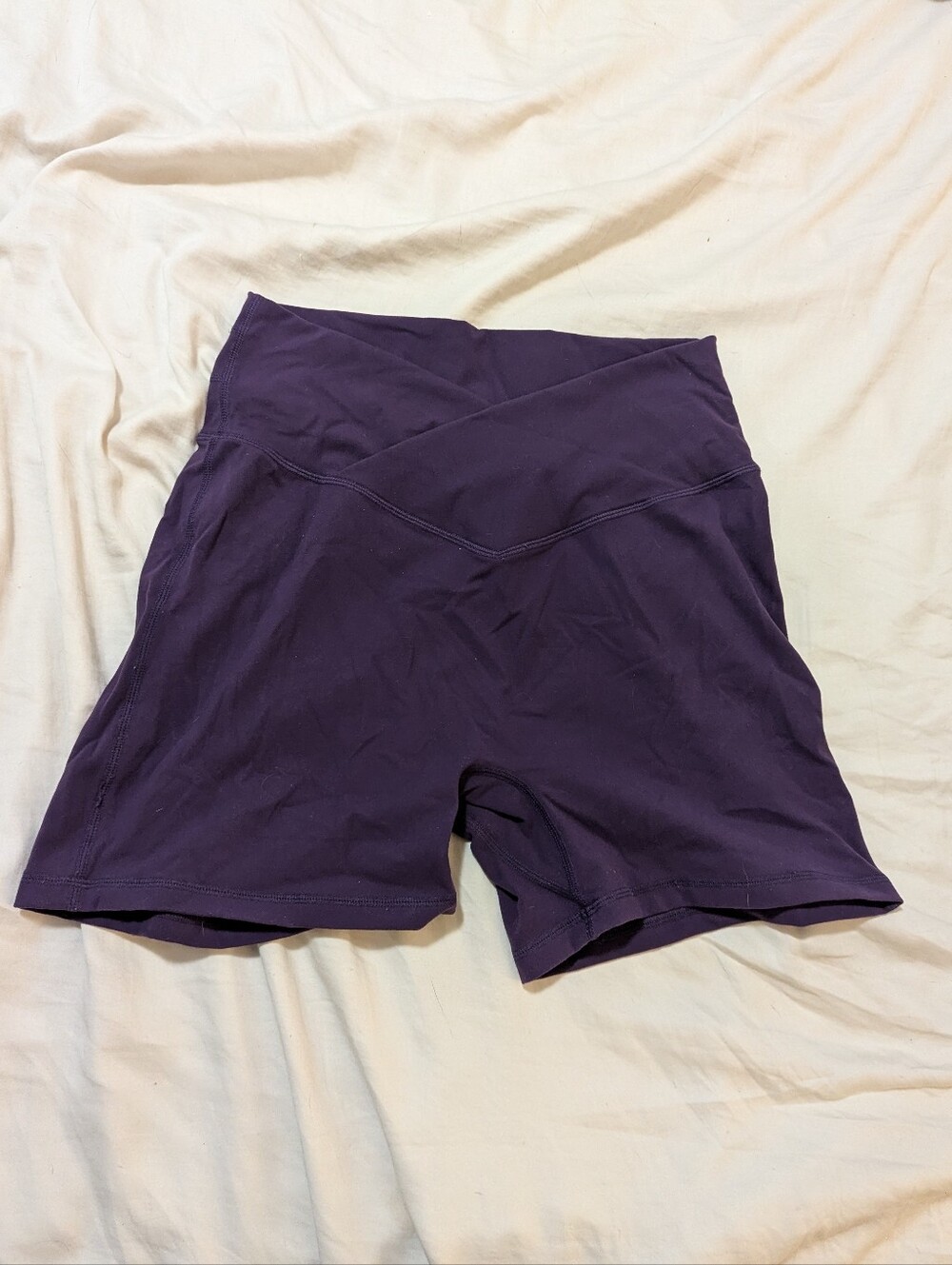EUC Large BuffBunny Siren Shorts In Eggplant